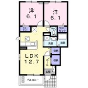 シュトラール Bの間取り画像