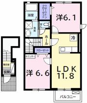 ラフィーネの間取り画像
