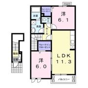 アルデーアBの間取り画像