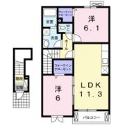 アルデーアBの間取り画像
