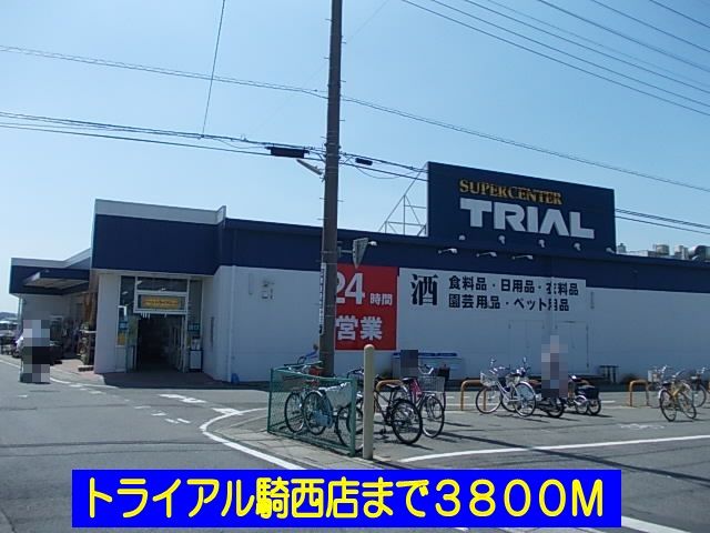 近くのトライアル騎西店まで3,800m（徒歩48分）