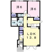 パーク水明 Aの間取り画像
