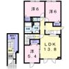 パーク水明 Aの間取り画像