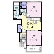ベルアベニューⅠの間取り画像