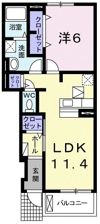 リバーサイドミニヨンの間取り画像