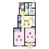 サン プロミネンス Aの間取り画像