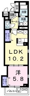 アバンシェル住吉橋の間取り画像