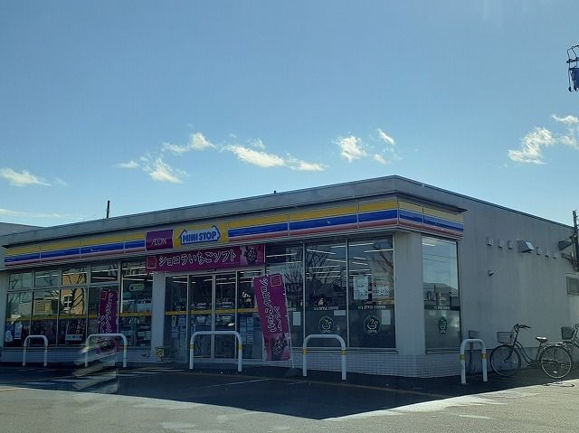 近くのミニストップ新白岡駅東口店まで300m（徒歩4分）