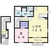 フルールⅤの間取り画像