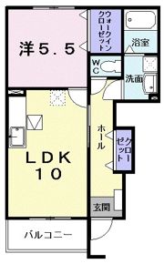 カーサ・ラ・ヴィ－タの間取り画像