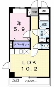 グレイスコートの間取り画像
