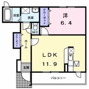 ユーハイムⅢの間取り画像