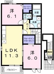 ナーシサス ガーデンの間取り画像
