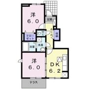 クレメントAの間取り画像