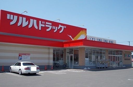 近くのツルハドラッグ旭川末広北店まで850m（徒歩11分）