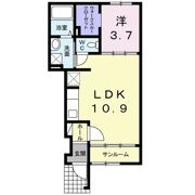 ミルレーヴⅢの間取り画像