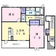 ルーエ Aの間取り画像