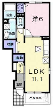 ブリーゼの間取り画像