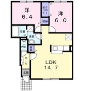 チェリーハイツⅣの間取り画像