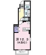 アンソレイユ Aの間取り画像
