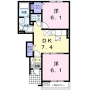 ベルポストBの間取り画像