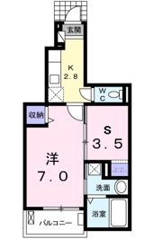 サニープレイスの間取り画像