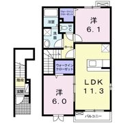 ブローテⅡの間取り画像