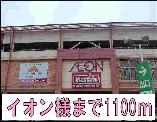 近くのイオン様まで1,100m(徒歩14分)