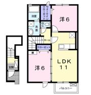 メゾンブリーズⅣの間取り画像