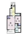ル シェル ブルー Bの間取り画像