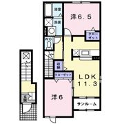 ウィングⅡの間取り画像