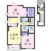 フェリス三芳 Ⅰの間取り画像