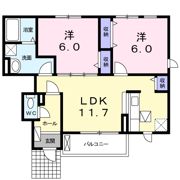 ナックサクラニュータウンBの間取り画像