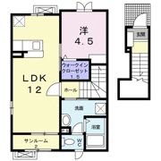 アン ディマンシェ Dの間取り画像