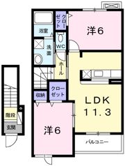 ブルーメの間取り画像