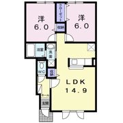 ル・シーニュ大和 Ⅲの間取り画像