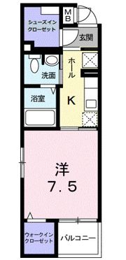 グレイスKIKKAWAの間取り画像
