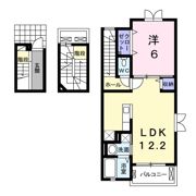 ユーアイハイツ 新家の間取り画像