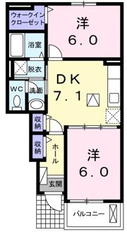 ベアート サリーナの間取り画像