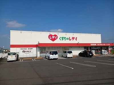 近くのくすりのレディ川岡店さんまで1,100m(徒歩14分)