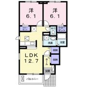 ラフレシールⅠの間取り画像