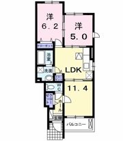 ラフレシールⅡの間取り画像