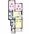 ラフレシールⅡの間取り画像