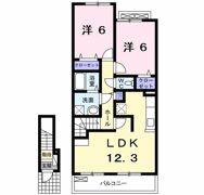 ラフレシールⅡの間取り画像