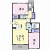 リヴァー サイド フラット Ⅱの間取り画像