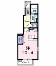 エスポワールの間取り画像