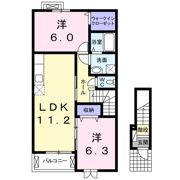 フラターナルBの間取り画像