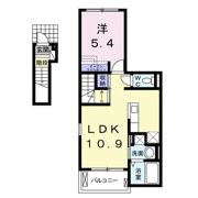 ラポール西庄の間取り画像