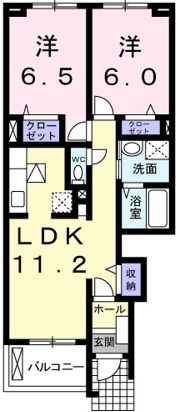 ソレイユ 和泉中央の間取り画像