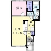 フローラス Ⅱの間取り画像